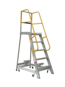 GPO 5 - 5 ft Order picking Ladder Aluminium 200 kg Industrial